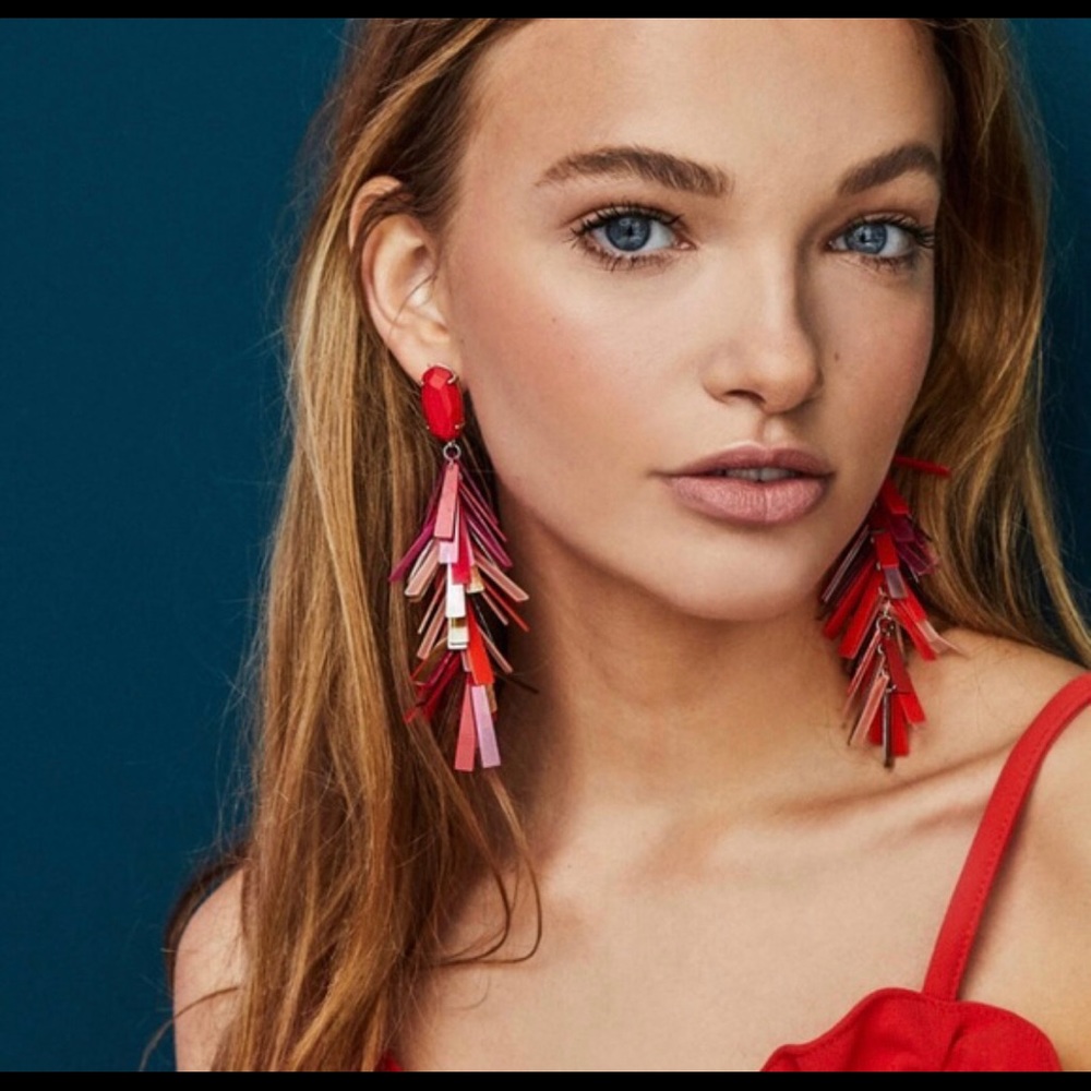 NWT Gorgeous Kendra Scott Justyne in red tones.❤️ - Picture 4 of 6